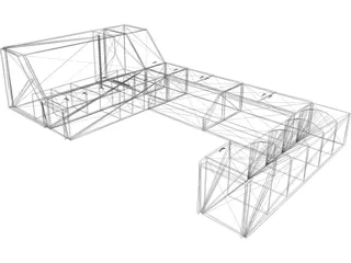 Case Wall 3D Model preview