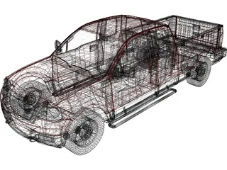Ford F-150 Pickup 3D Model preview