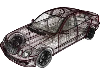 Mercedes-Benz E-class 3D Model preview