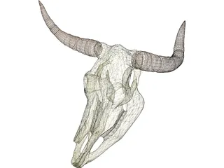 Cow Scull 3D Model preview
