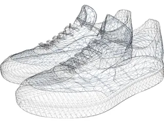 Mens shoes 3D Model preview