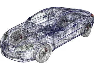 Pontiac G6 Coupe (2007) 3D Model preview