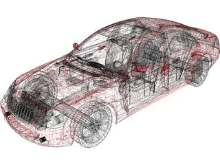 Maybach 57 3D Model preview