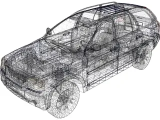 Volvo XC90 3D Model preview