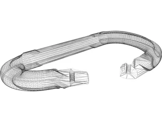 Safety Hook Manaraga 3D Model preview