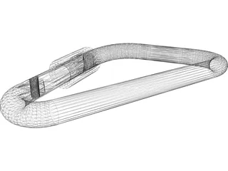 Safety Hook 3D Model preview