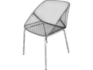 Knot Chair 3D Model preview