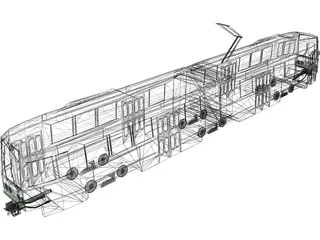 CLV Electric Cab 3D Model preview