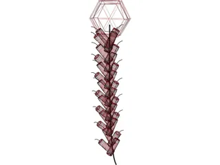 Chinese Firecracker 3D Model preview