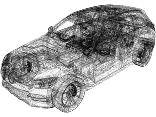 Mercedes-Benz GLC300 (2020) 3D Model preview