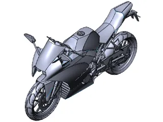KTM RC 200 3D Model preview