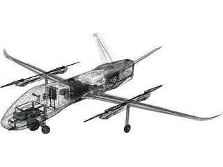 Global Hawk 3D Model preview