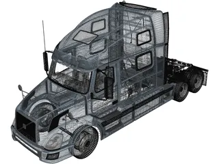 Volvo VNL 780 3D Model preview