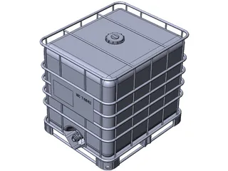 Water Tank 3D Model preview