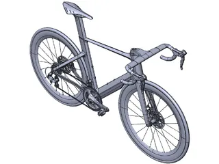 Road Bicycle 3D Model preview