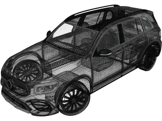 Mercedes-Benz GLB AMG (2019) 3D Model preview