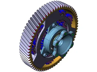 Schaeffler Differential 3D Model preview