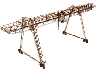 Crane 3D Model preview