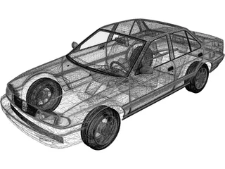 Nissan Tsuru (2004) 3D Model preview