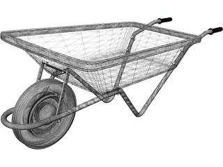 Wheelbarrow 3D Model preview
