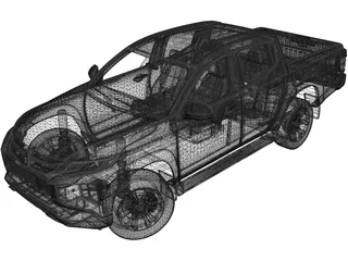 Mitsubishi L200 Triton (2021) 3D Model preview