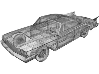 Chrysler Saratoga Hardtop Coupe (1960) 3D Model preview