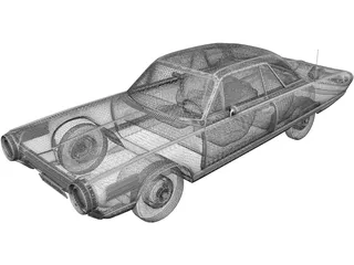 Chrysler Turbine Car (1963) 3D Model preview