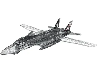 F-14B 3D Model preview