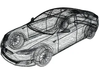 Tesla Model S (2020) 3D Model preview