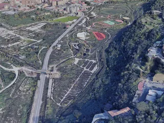 Naples City SW, Italy (2019) 3D Model preview
