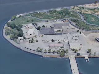 New York City, Governors Island, USA (2019) 3D Model preview
