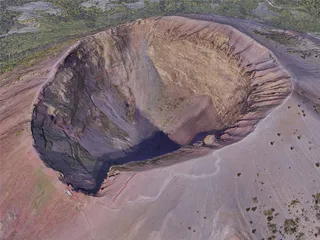 Mount Vesuvius, Naples, Italy (2020) 3D Model preview