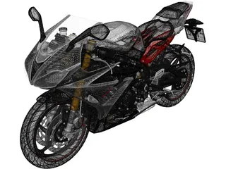 Triumph Daytona 675R (2015) 3D Model preview
