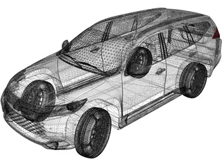 Mitsubishi Montero Sport 3D Model preview