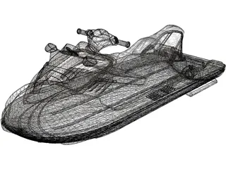 Kawasaki Ultra Jet Ski 3D Model preview
