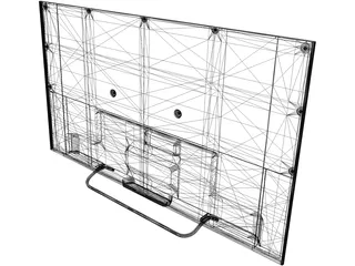Sony Smart TV 3D Model preview