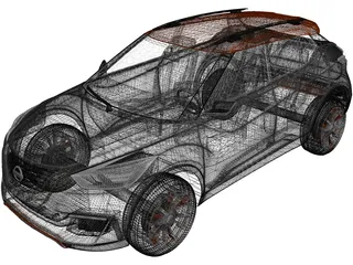 Nissan Kicks Concept (2014) 3D Model preview