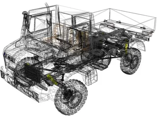 Mercedes-Benz Unimog 3D Model preview