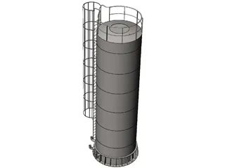 Storage Tank 3D Model preview