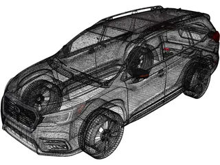 Subaru Ascent (2019) 3D Model preview