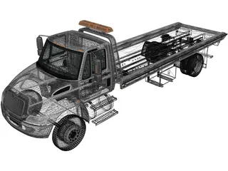 International DuraStar Tow Truck (2002) 3D Model preview