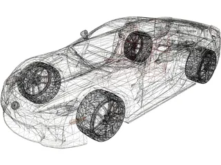 Lexus LFA (2012) 3D Model preview