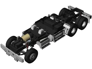 Tamiya Truck Chassis 3D Model preview