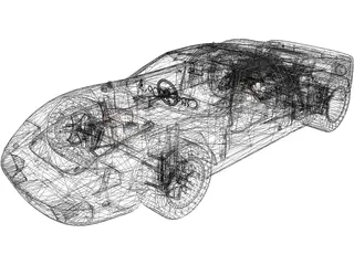 Ford GT40 3D Model preview