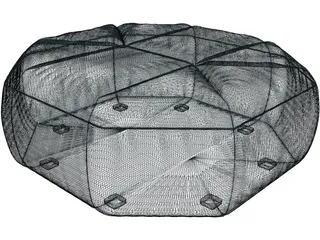 Cloud Pouf 3D Model preview