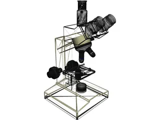 Microscope 3D Model preview