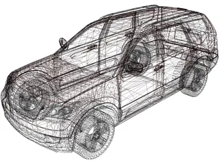 Kia Mohave (2008) 3D Model preview