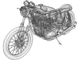 Honda CB750 3D Model preview