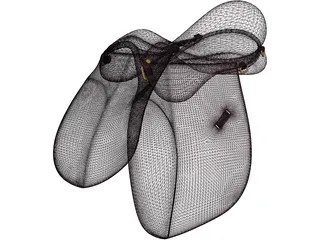 Horse Saddle 3D Model preview