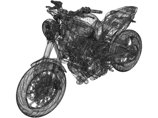 Motorbike 3D Model preview